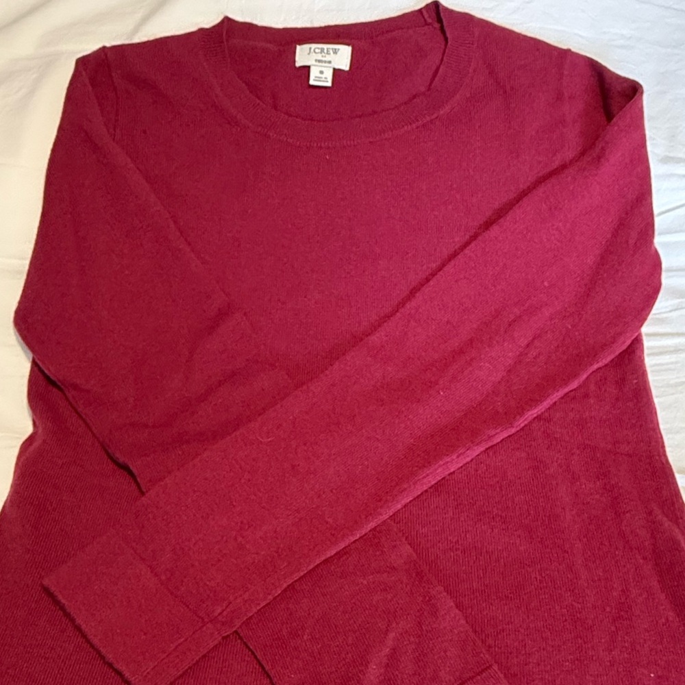 J. Crew Burgundy Sweater